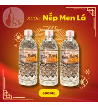 RƯỢU NẾP MEN LÁ ÔNG THẢ CHAI NHỰA