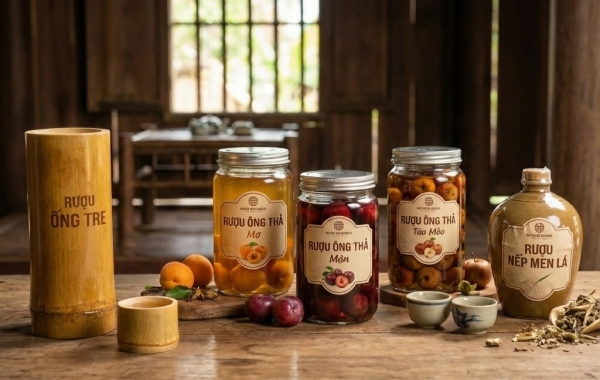 TOP 20 LOẠI RƯỢU TRUYỀN THỐNG VIỆT NAM ĐẶC SẢN CÁC VÙNG MIỀN