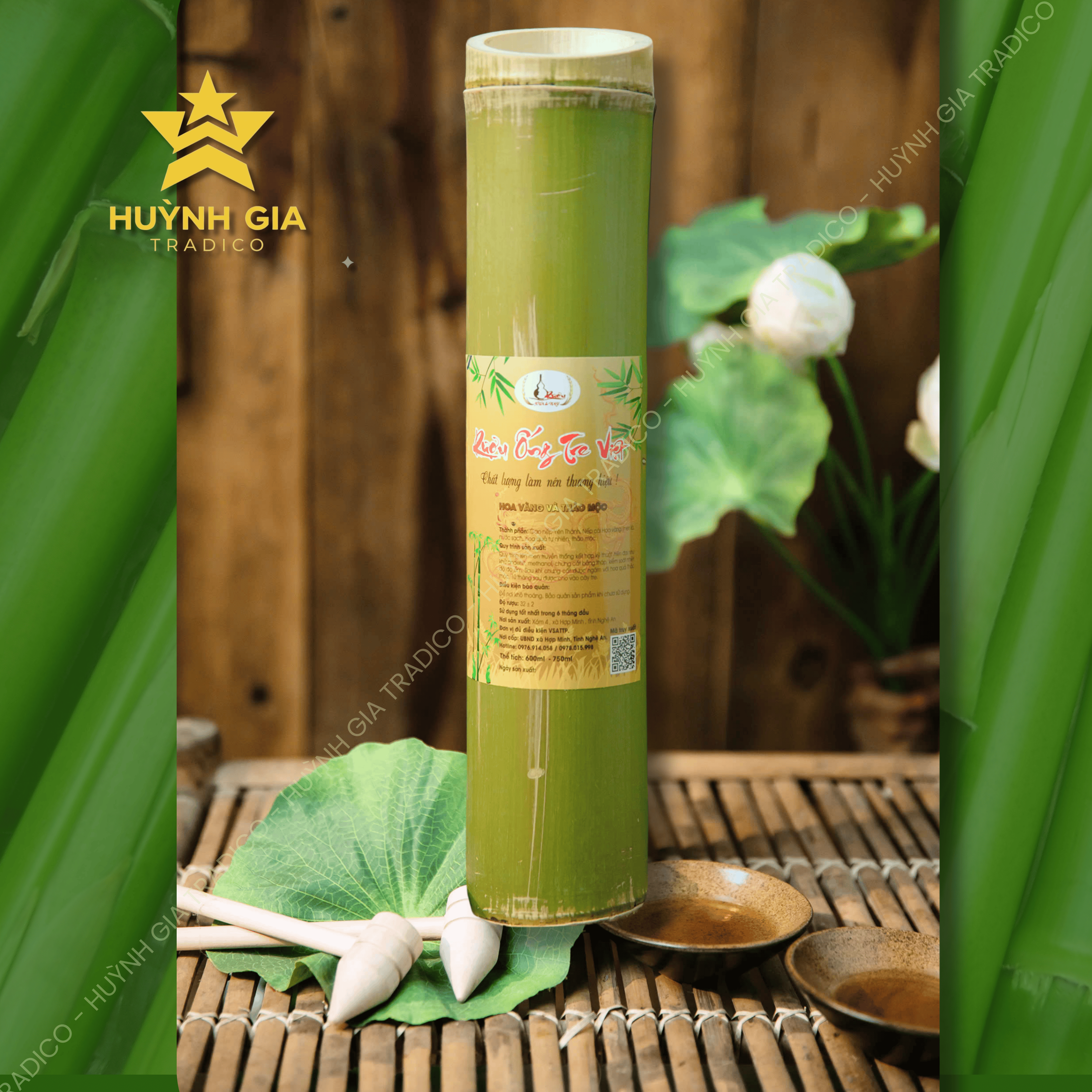 Rượu ống tre việt